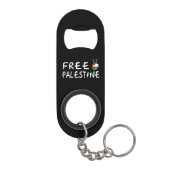 Vrije Palestijnse Sleutelhanger Mini Flessenopener (Achterkant)