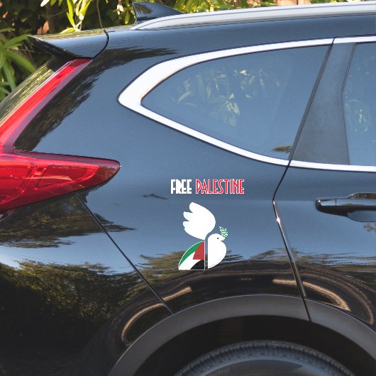 Vrije Palestijnse Sticker - Politieke solidariteit (Auto Zijkant)