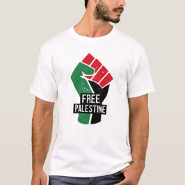 Vrije Palestijnse vlag eerst T-shirt
