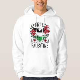 Vrije Palestijnse vlag Hoodie