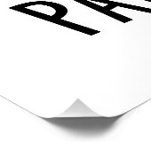 Vrije Palestijnse vlag Perfect Poster (Hoek)