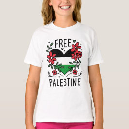 Vrije Palestijnse vlag T-shirt