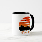 Vrije Palestijnse zonsondergang Mok (Voorkant rechts)