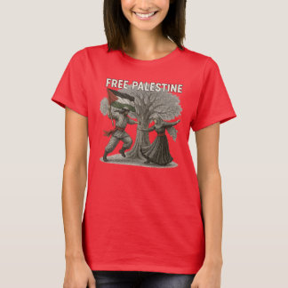 Vrije Palestina Dames T-shirt – Kracht & Wortels