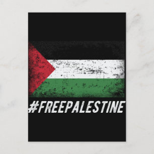 Vrije Palestina Stand met Palestina Briefkaart