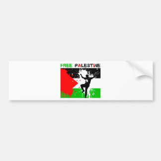 VRIJE PALESTINA THEMA. BUMPERSTICKER