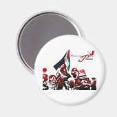 VRIJE PALESTINE MAGNEET (Voorkant / Achterkant)