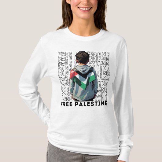 VRIJE PALESTINE T-SHIRT (Voorkant)