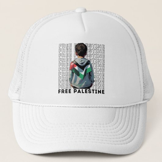 VRIJE PALESTINE TRUCKER PET (Voorkant)
