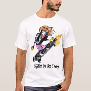 Vrije schaats t-shirt