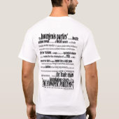 Vrije Shirten T-shirt (Achterkant)