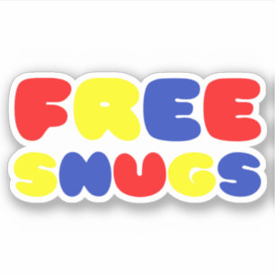 VRIJE SNUGS STICKER