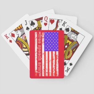 VRIJE SPEECH ARMY , noodgedwongen , amerikaanse vl Pokerkaarten