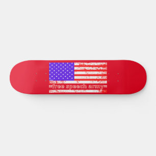 VRIJE SPEECH ARMY , noodgedwongen , amerikaanse vl Skateboard