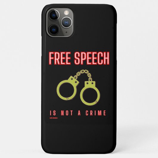 "VRIJE SPEECH IS GEEN CRITERIUM" Case-Mate iPhone CASE (Achterkant)