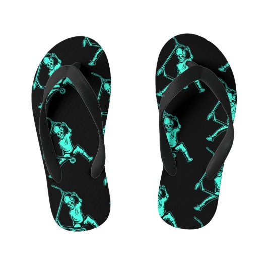 Vrije stijl stunt scooters kinder teenslippers (Voetbed)