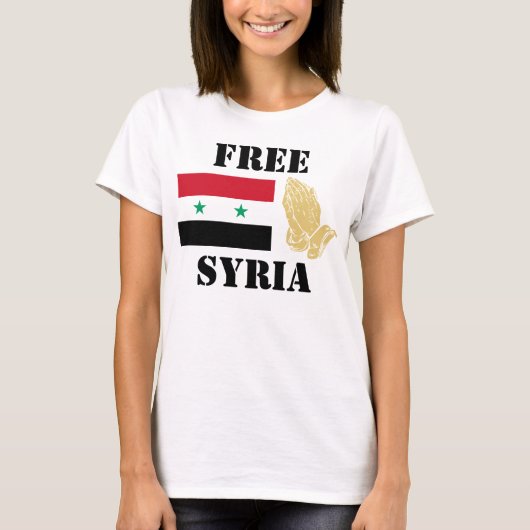 VRIJE SYRIË T-SHIRT (Voorkant)