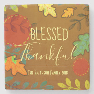 Vrije Thanksgiving Stenen Onderzetter