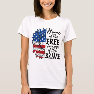 Vrije thuis vanwege de kracht t-shirt