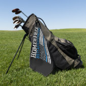 Vrije thuis vanwege de moedige Amerikaanse vlag Golfhanddoek (Groen)