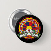 Vrije Tibet Logo Ronde Button 5,7 Cm (Voorkant /achterkant)
