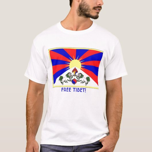 VRIJE TIBET! T-SHIRT (Voorkant)