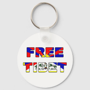 Vrije Tibetaanse Sleutelhanger
