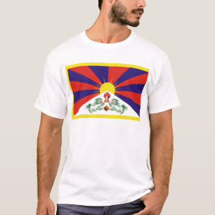 Vrije Tibetaanse vlag T-shirt