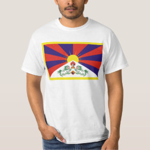 Vrije Tibetaanse vlag T-shirt