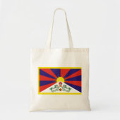 Vrije Tibetaanse vlag Tote Bag (Voorkant)