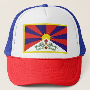 Vrije Tibetaanse vlag Trucker Pet