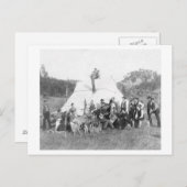 Vrije tijd in Camp voor Engineer Corps Briefkaart (Voorkant / Achterkant)