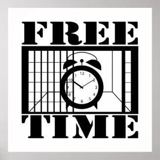 Vrije tijd poster