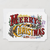 Vrije uitnodiging voor kerstfeestdagen (Voorkant)