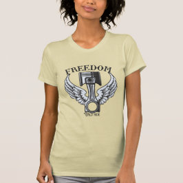 vrije vleugels  motorfiets T-shirt