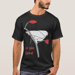 Vrije vogelorigami kunstenaar Japan Foltering Art T-shirt