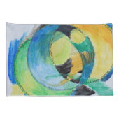 Vrije vorm Abstract van de veren Kussensloop (Achterkant-Rechts)