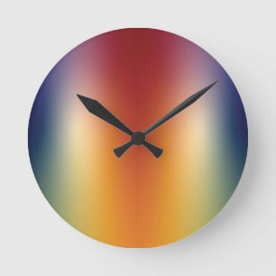 vrije vorm gradiënt op wandklok ronde klok