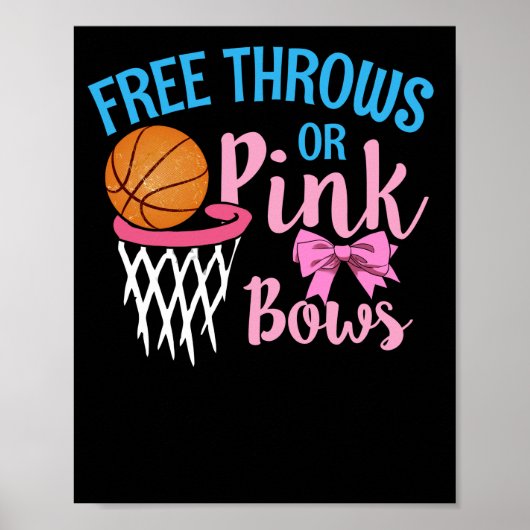 Vrije wervels of roze bogen poster (Voorkant)