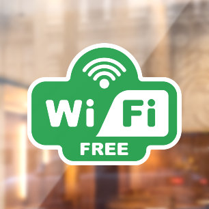 Vrije Wi-Fi Raamsticker