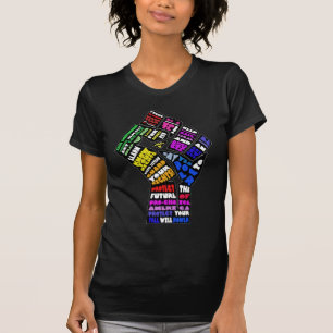 vrije wil: T-shirt met zwarte winnende overhemd
