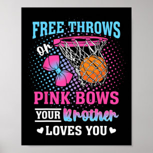 Vrije worpen of roze strikken je broer houdt van j poster