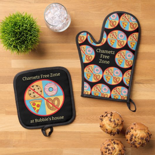 vrije zone van Chametz Ovenwant & Pannenlap Set (Top down)