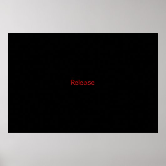 Vrijgave Poster (Voorkant)