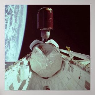 Vrijgave van TELESAT-1 van Shuttle Discovery Poster