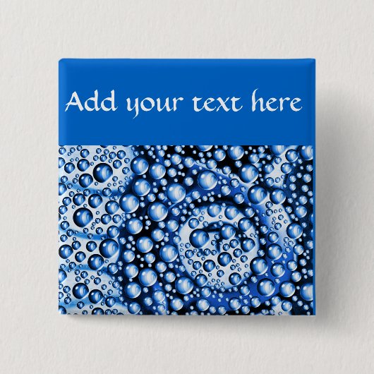 Vrijgeven Joy_ Vierkante Button 5,1 Cm (Voorkant)