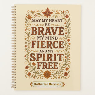 Vrijgevochten Boheemse Affirmatie Quote Art Planner