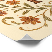 Vrijgevochten Boheemse Affirmatie Quote Art Poster (Hoek)