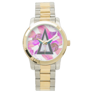 Vrijgevochten Flamingo Rood Veer eWatch Horloge