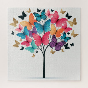 Vrijgevoestige vlinder Levensboom Legpuzzel